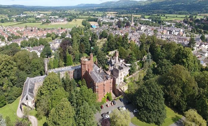Dating back to the 13th century, Ruthin Castle is set in acres of beautiful wooded parkland on the edge of the pretty town of Ruthin